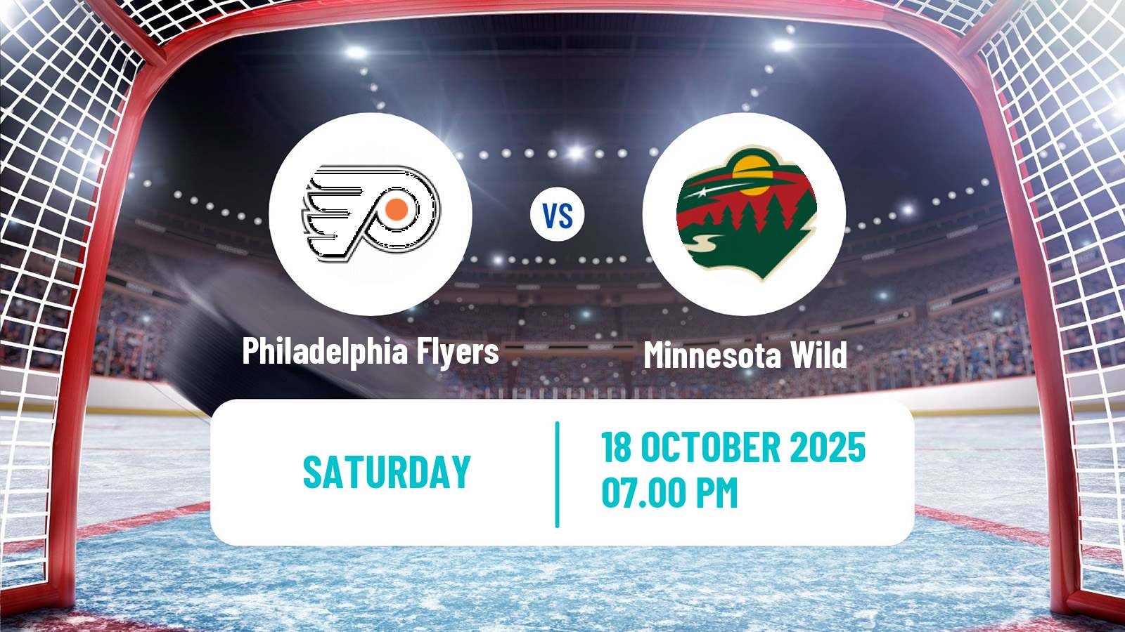 Hockey NHL Philadelphia Flyers - Minnesota Wild