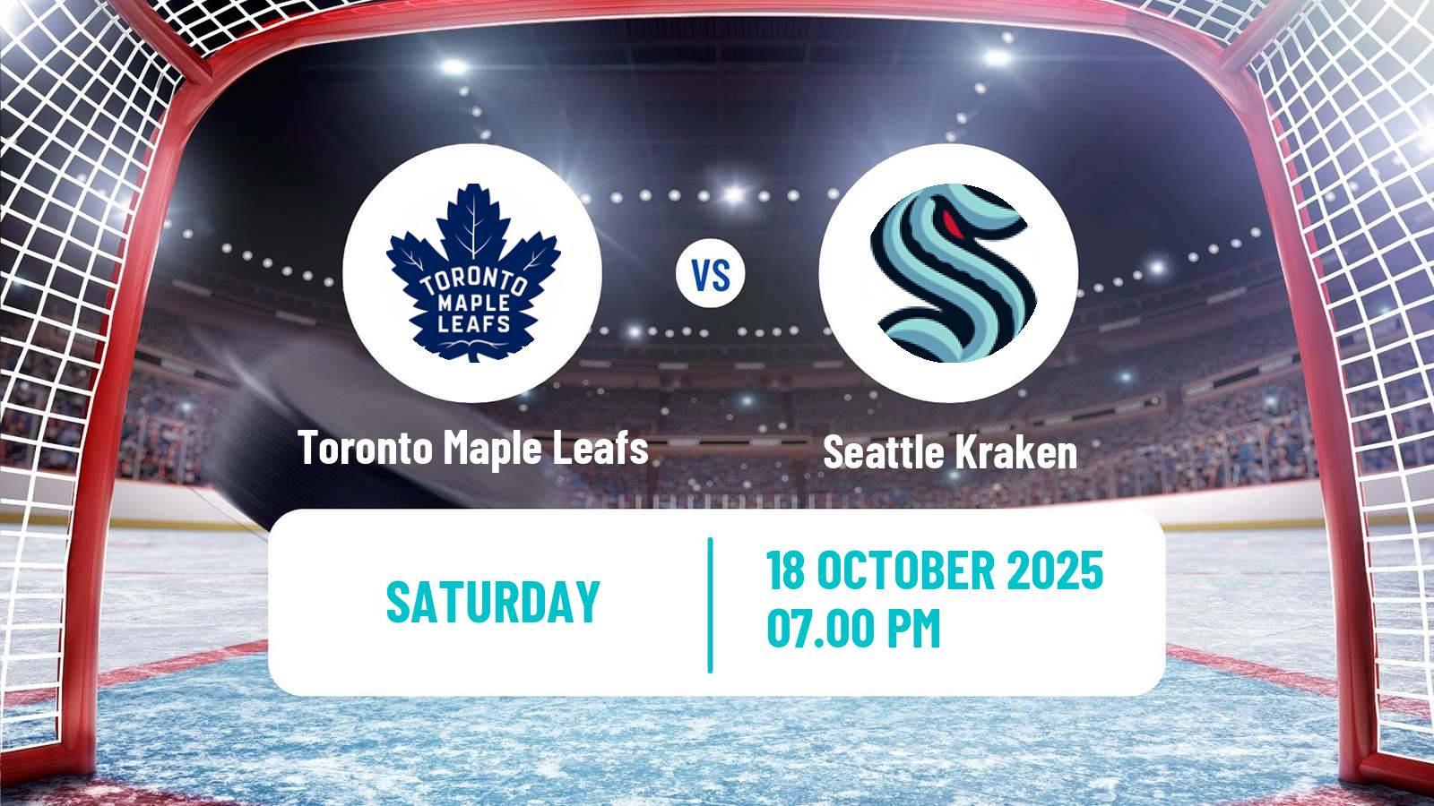 Hockey NHL Toronto Maple Leafs - Seattle Kraken