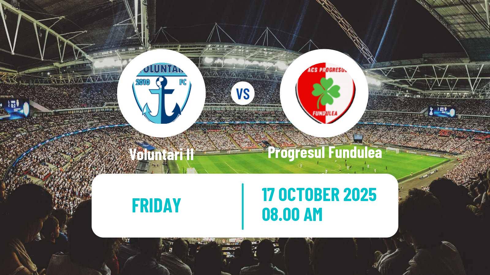 Football Romanian Liga 3 - Seria 3 Voluntari II - Progresul Fundulea