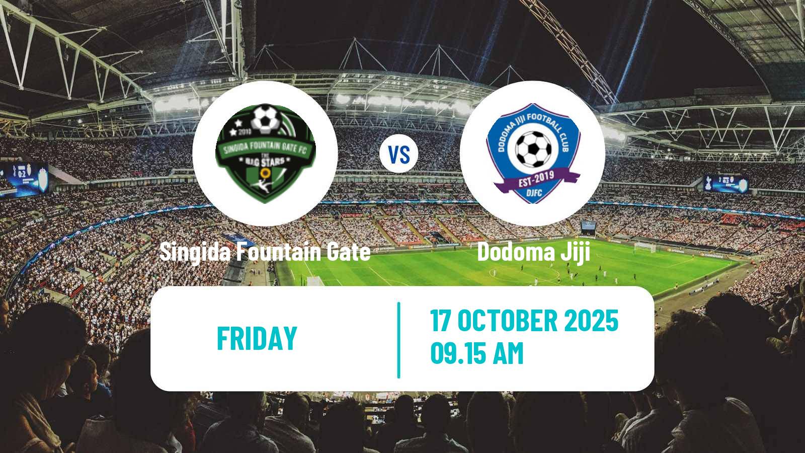 Football Tanzanian Premier League Singida Fountain Gate - Dodoma Jiji