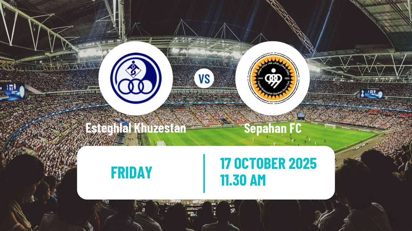 Football Iran Pro League Esteghlal Khuzestan - Sepahan