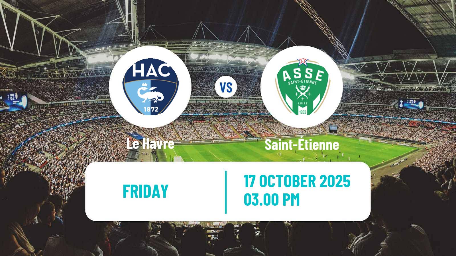 Football French Division 1 Women Le Havre - Saint-Étienne
