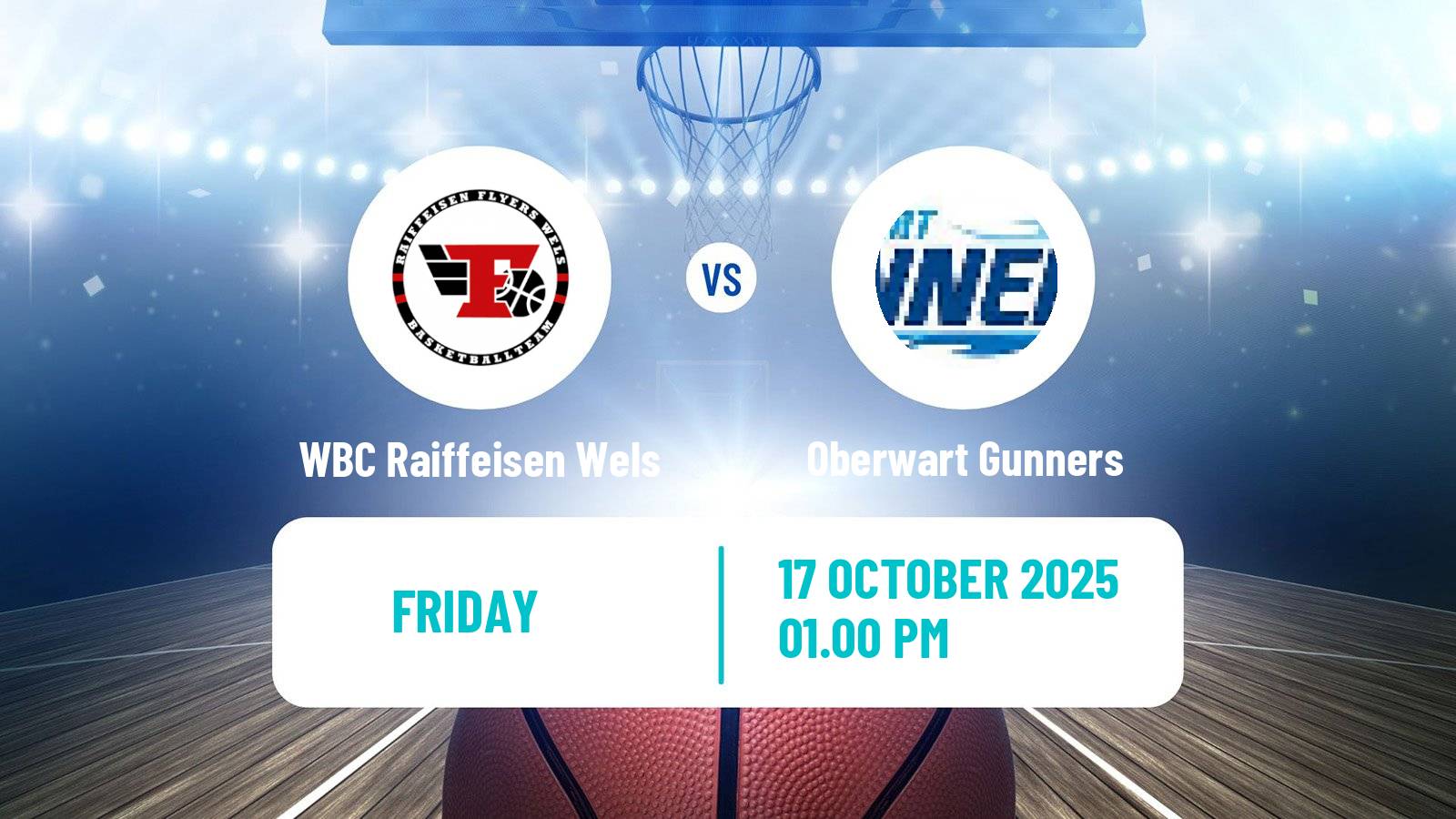 Basketball Austrian Superliga Basketball WBC Raiffeisen Wels - Oberwart Gunners
