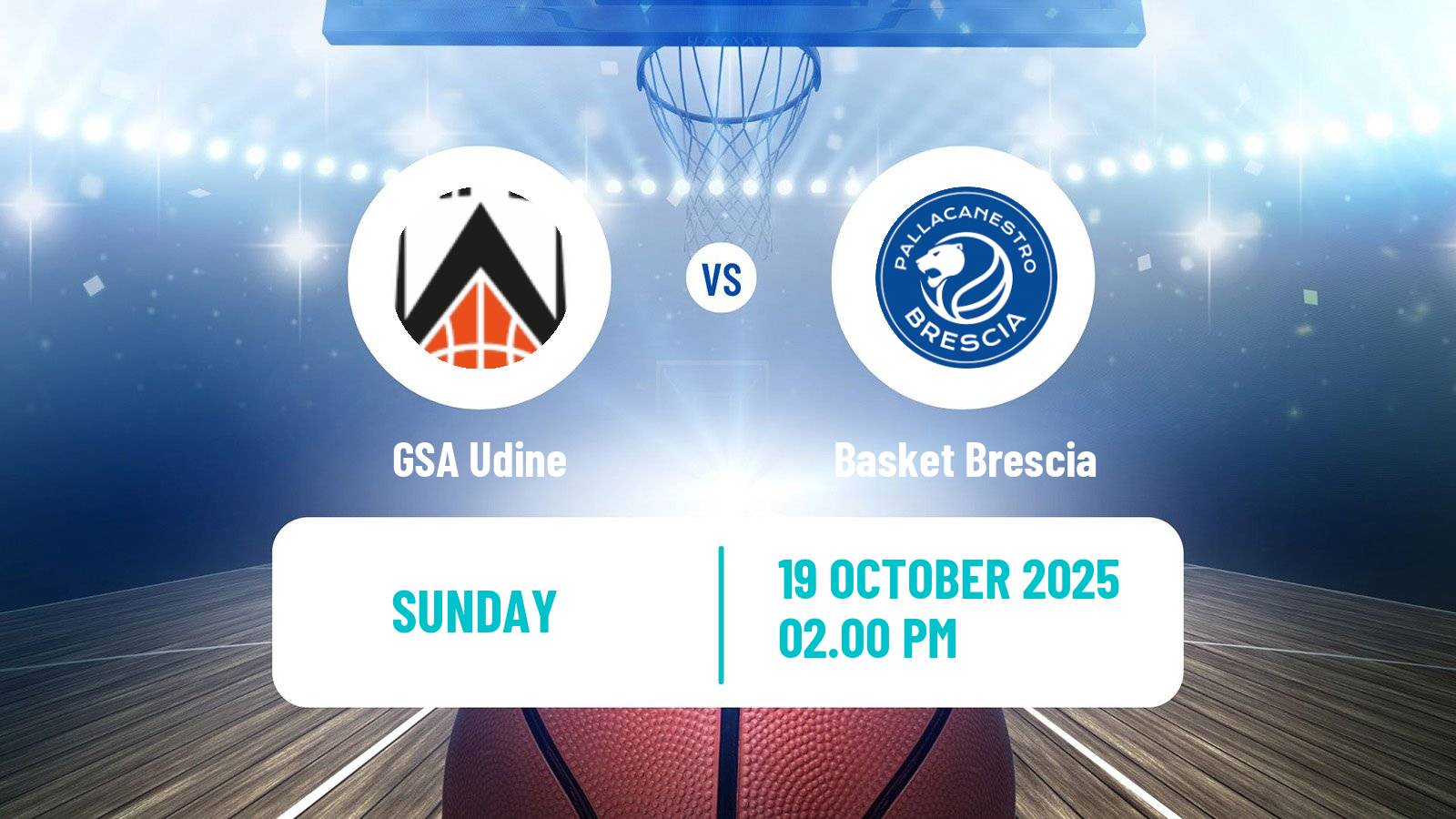 Basketball Italian Lega A Basketball Udine - Basket Brescia