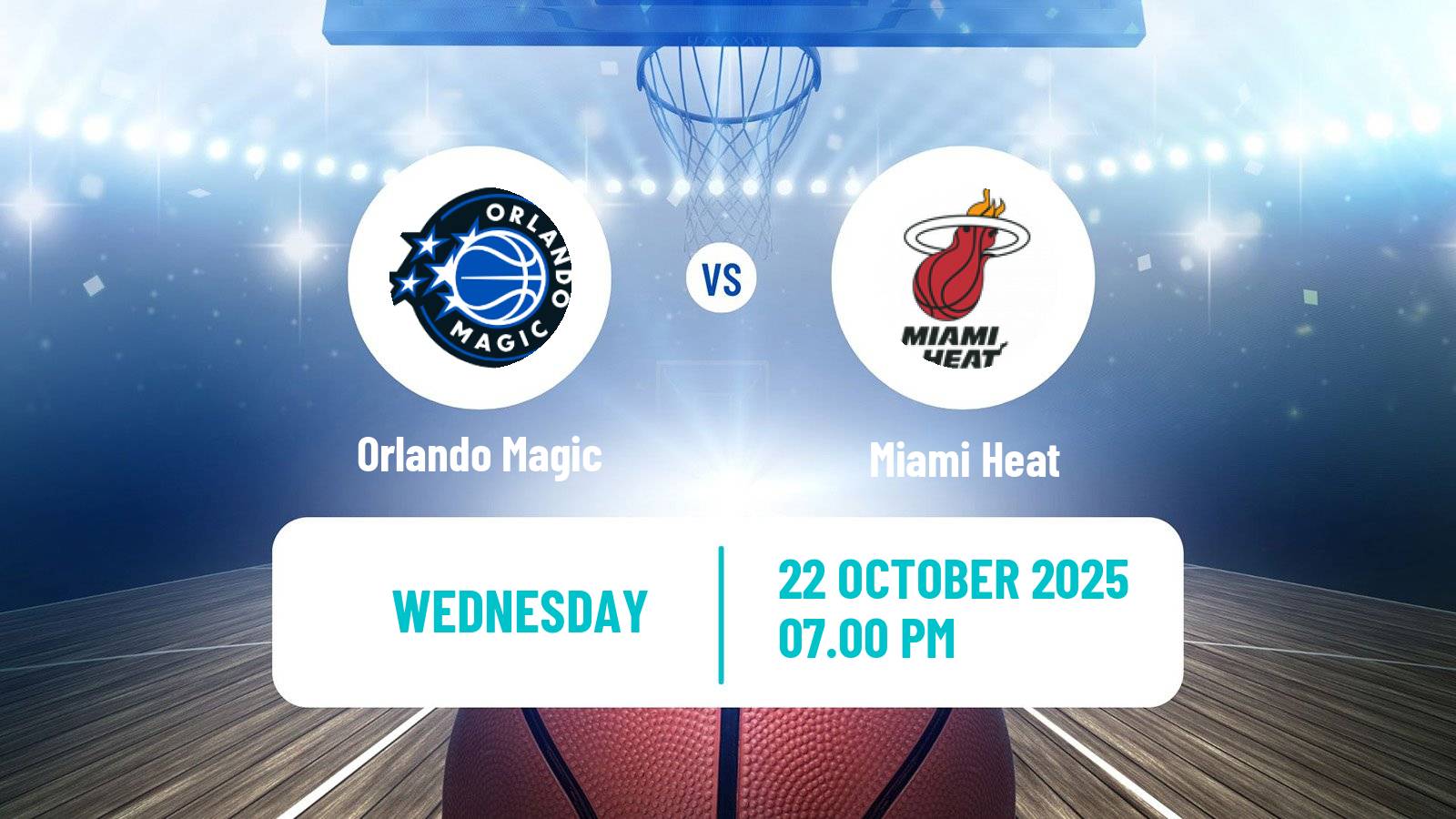 Basketball NBA Orlando Magic - Miami Heat