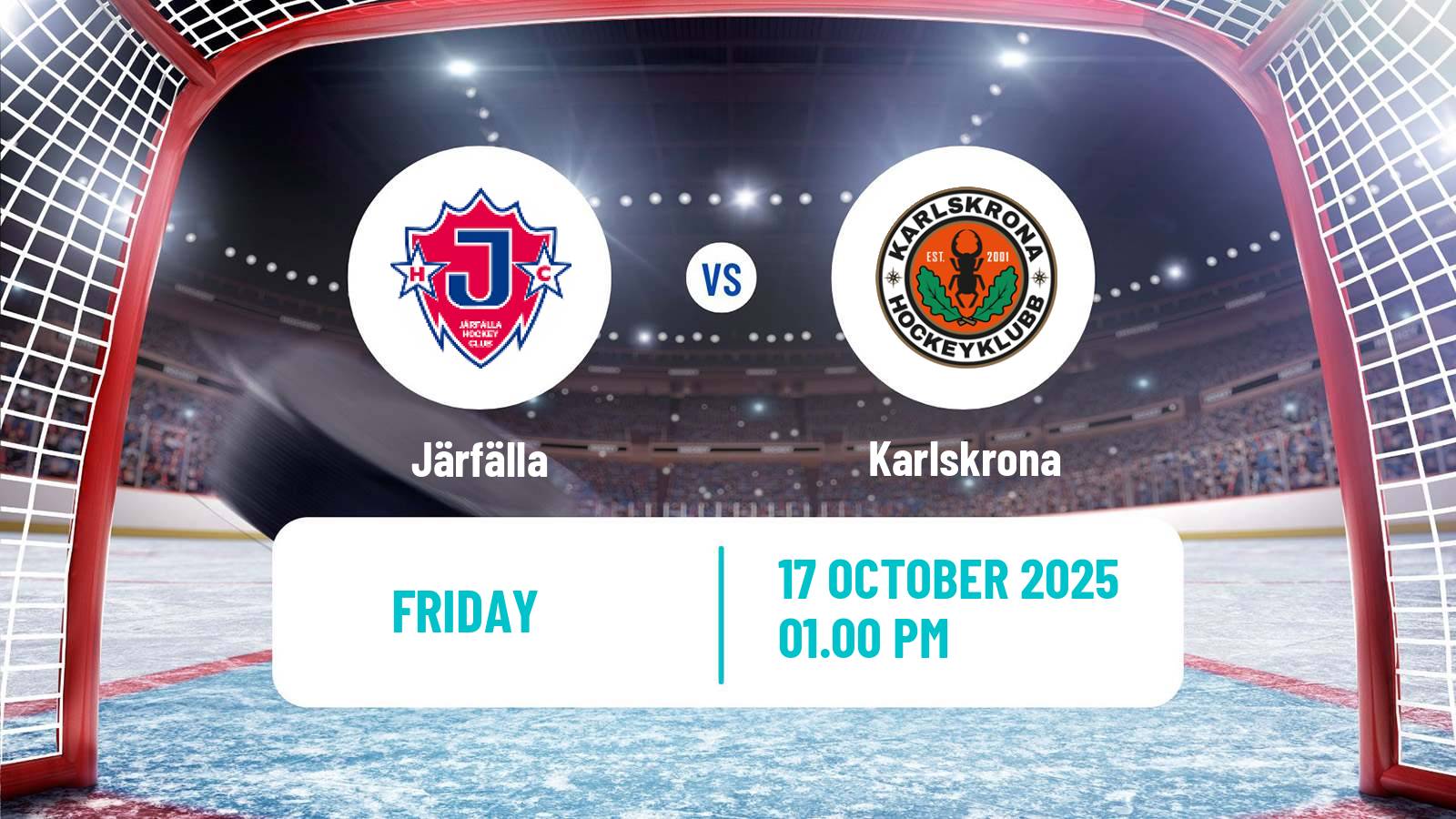 Hockey Swedish HockeyEttan Sodra Järfälla - Karlskrona