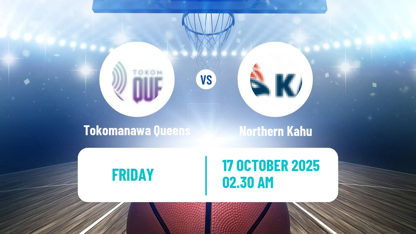 Basketball New Zealand Tauihi Basketball Women Tokomanawa Queens - Northern Kahu