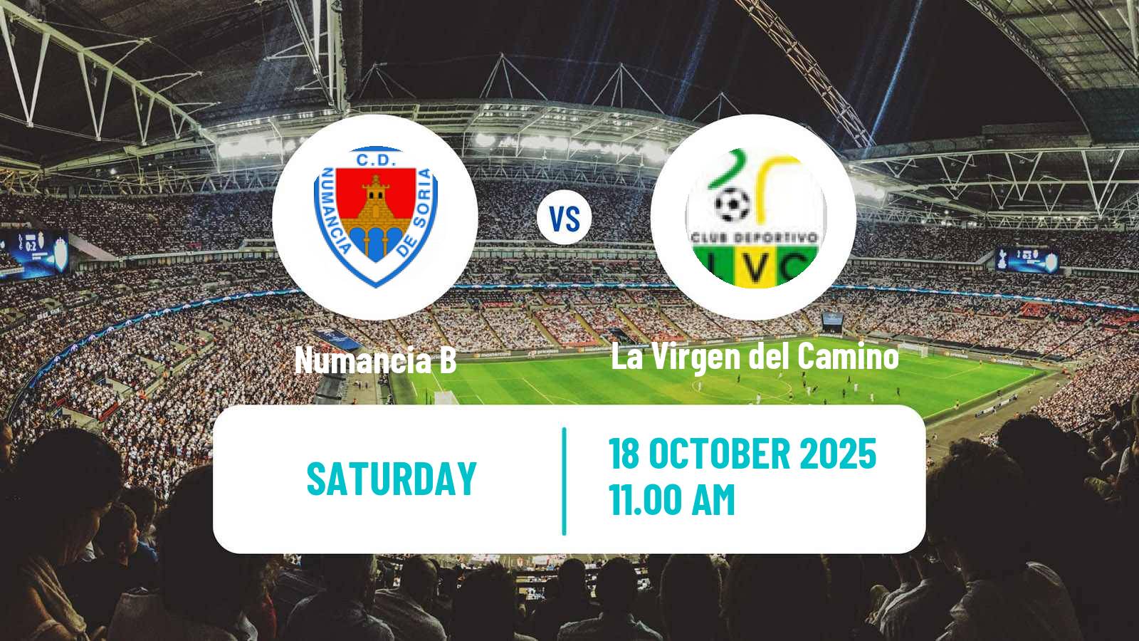 Football Spanish Tercera RFEF - Group 8 Numancia B - La Virgen del Camino
