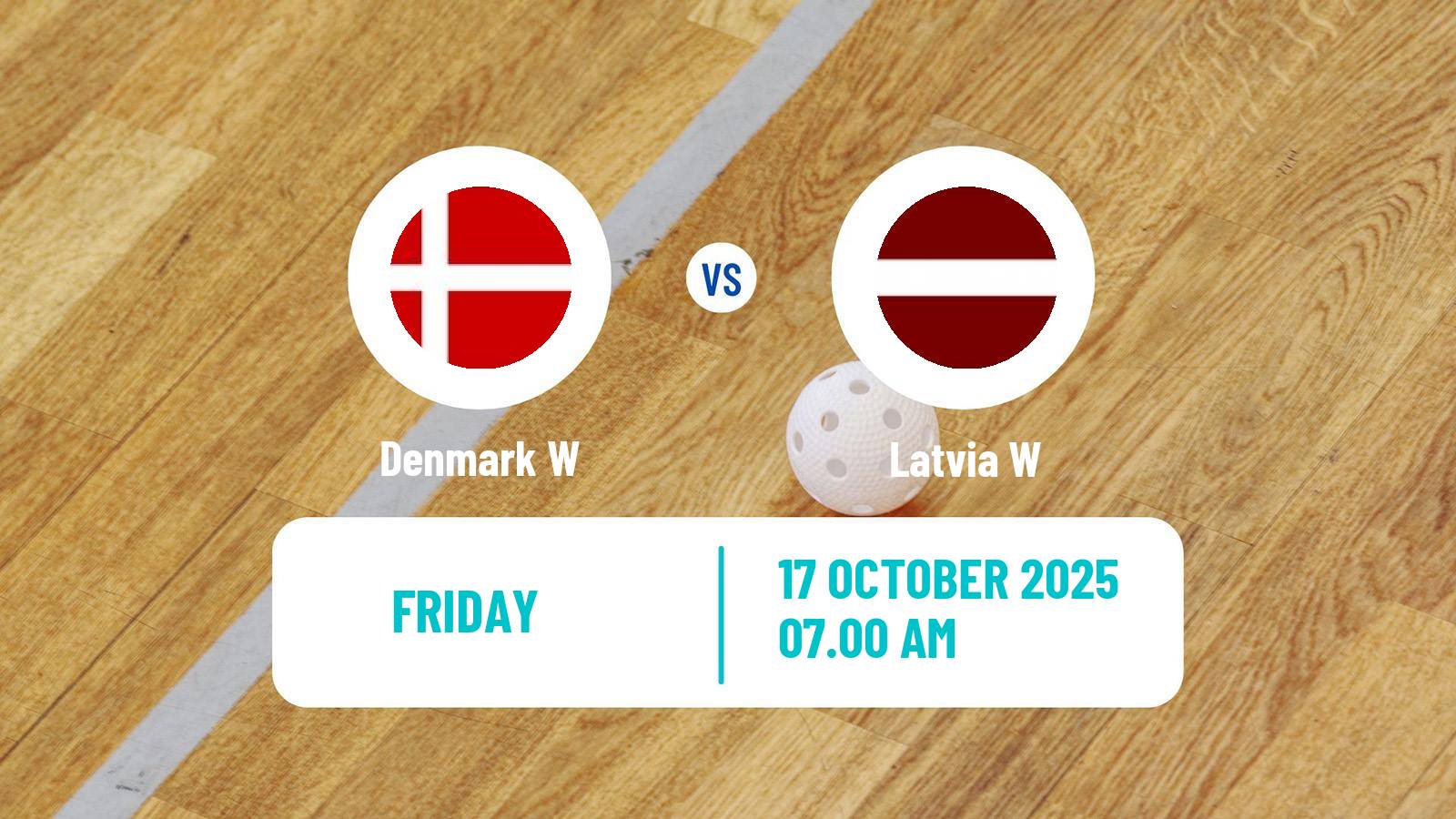 Floorball Friendly International Floorball Women Denmark W - Latvia W