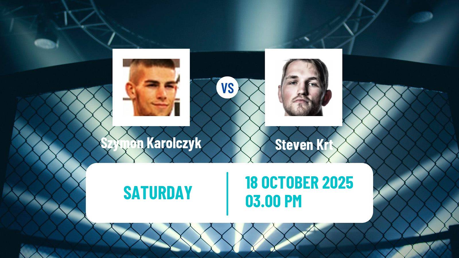 MMA Catchweight Ksw Men Szymon Karolczyk - Steven Krt