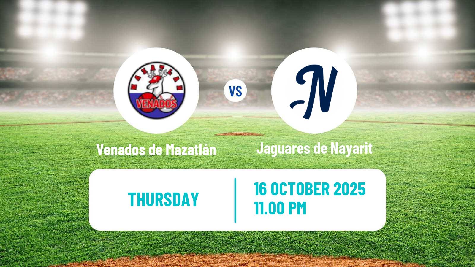 Baseball LMP Venados de Mazatlán - Jaguares de Nayarit