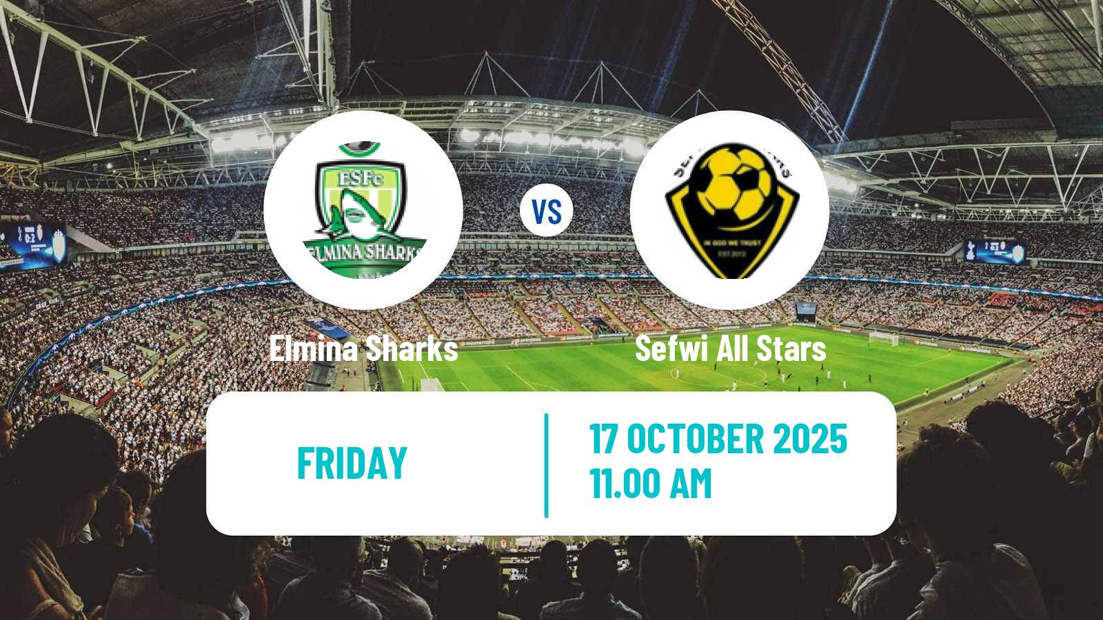 Football Ghanaian Division One League Elmina Sharks - Sefwi All Stars