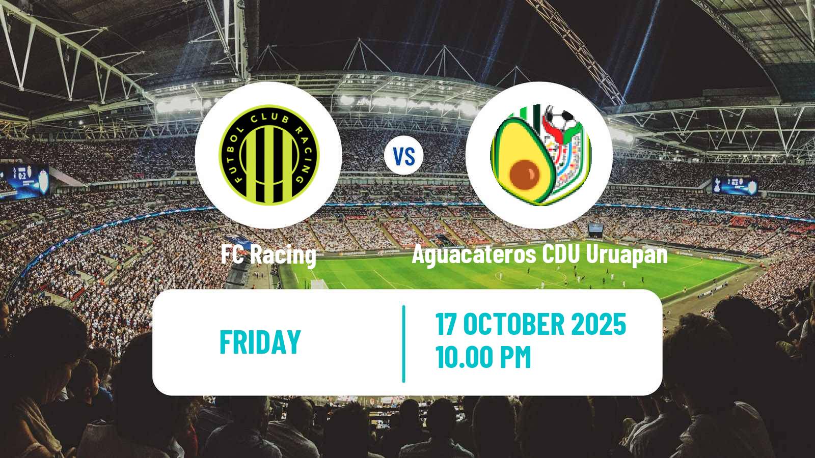 Football Mexican Liga Premier Serie B FC Racing - Aguacateros CDU Uruapan