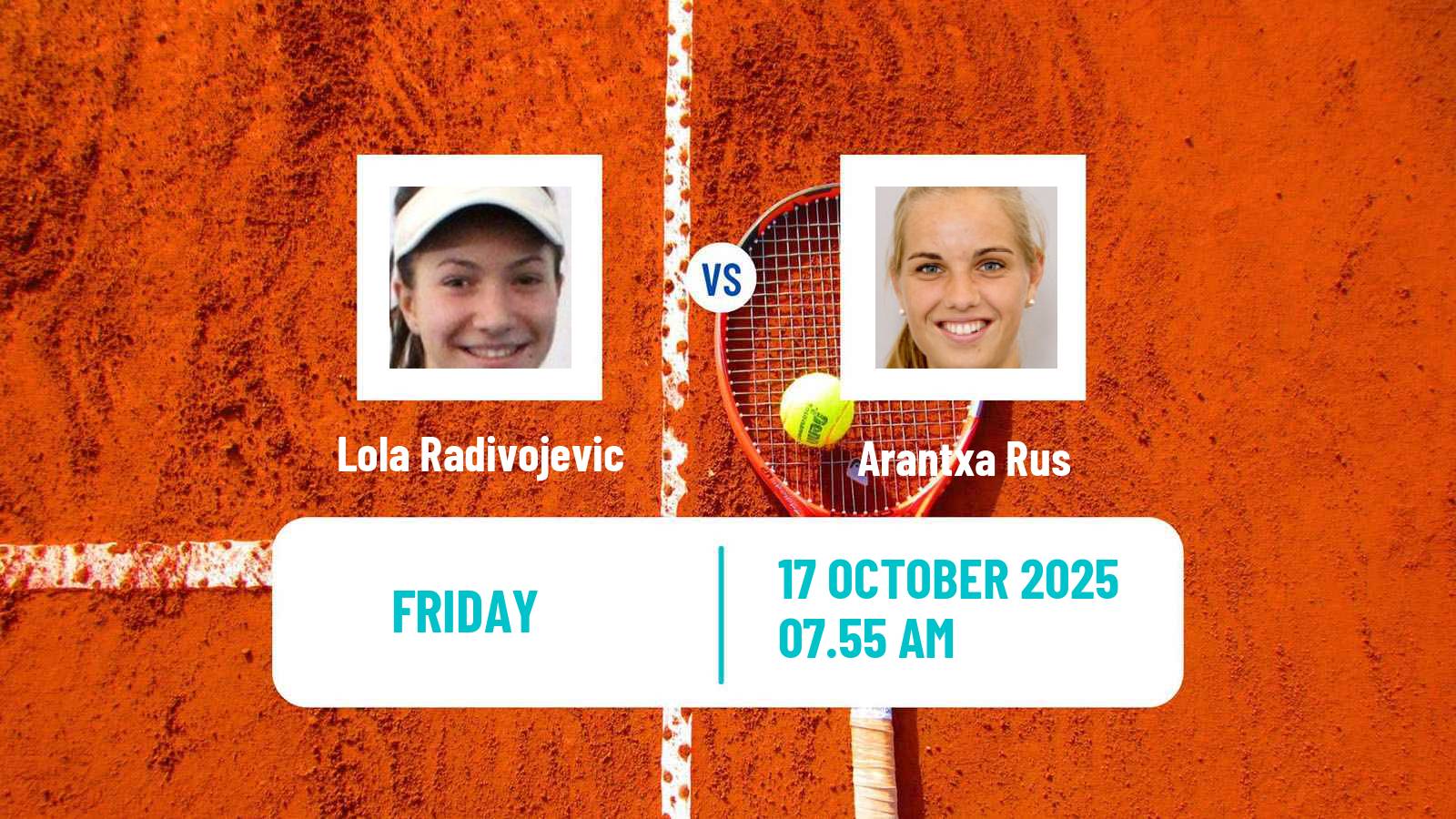 Tennis ITF W100 Les Franqueses Del Valles Women Lola Radivojevic - Arantxa Rus