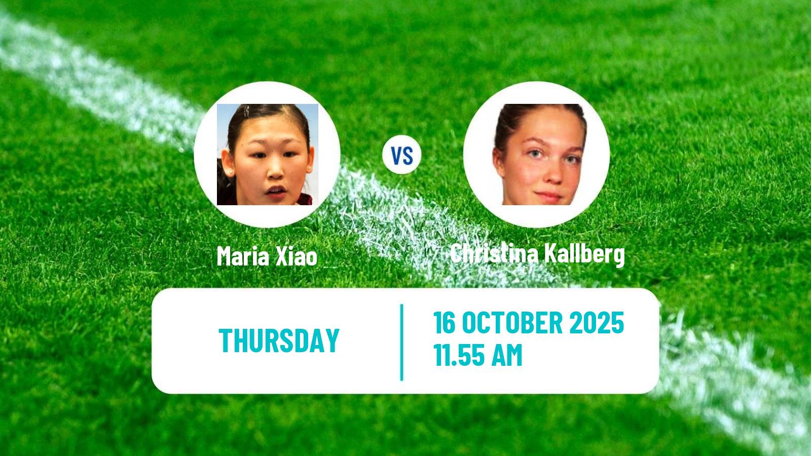 Table tennis European Team Championships Women Maria Xiao - Christina Kallberg