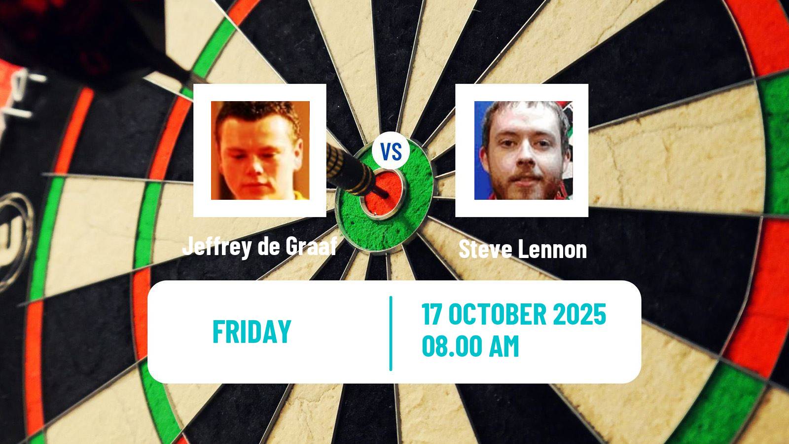 Darts European Tour 14 Jeffrey de Graaf - Steve Lennon