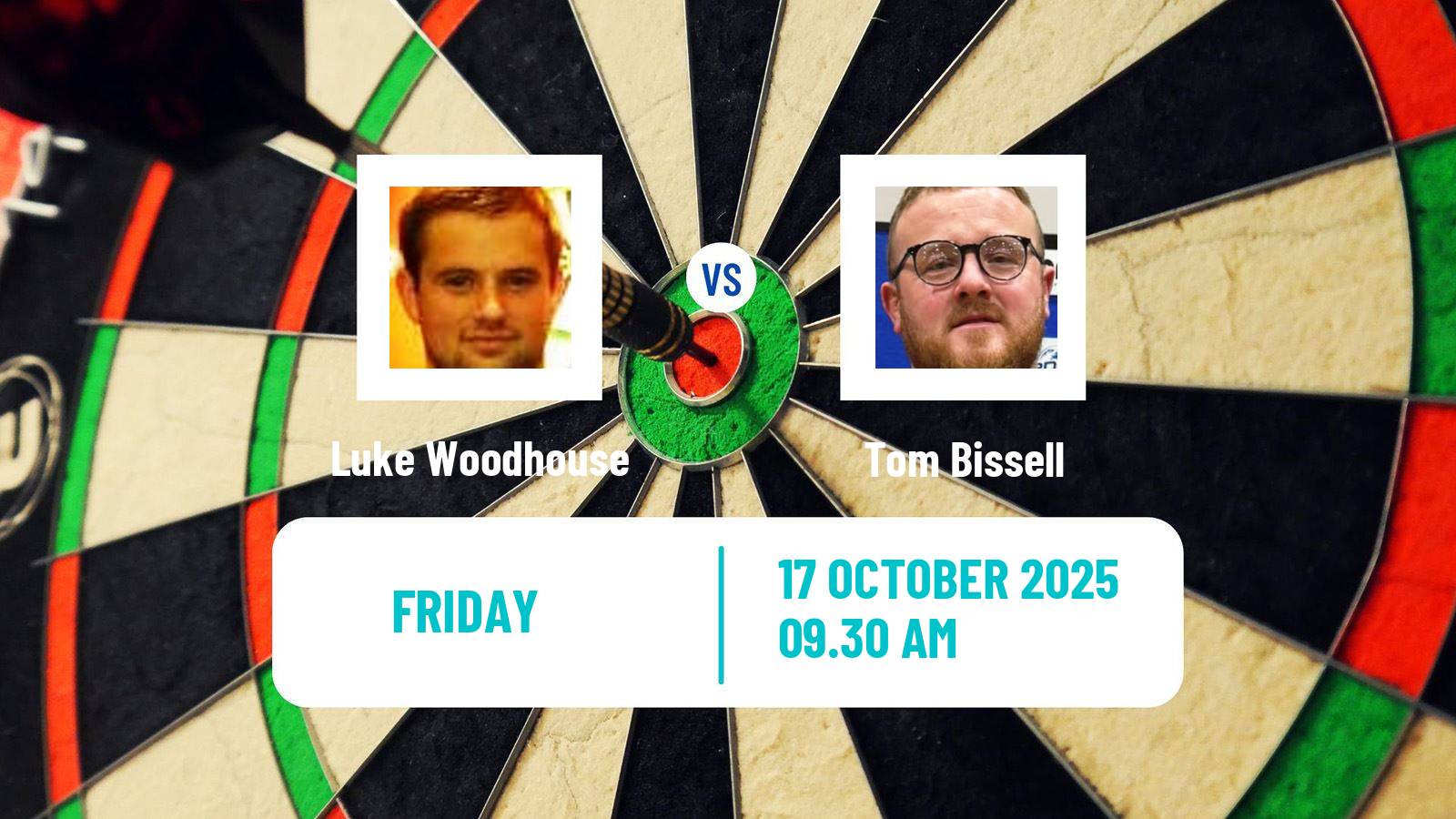 Darts European Tour 14 Luke Woodhouse - Tom Bissell