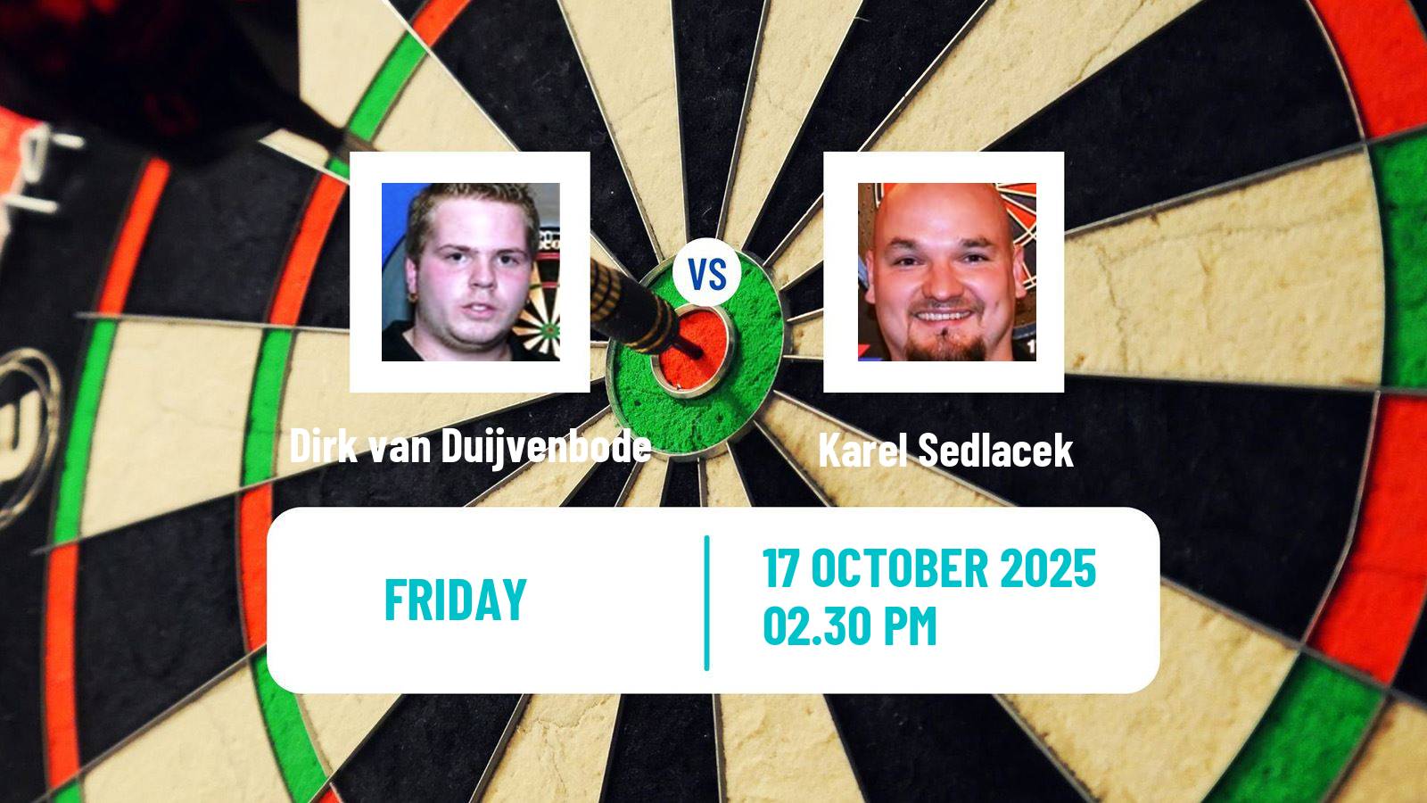 Darts European Tour 14 Dirk van Duijvenbode - Karel Sedlacek