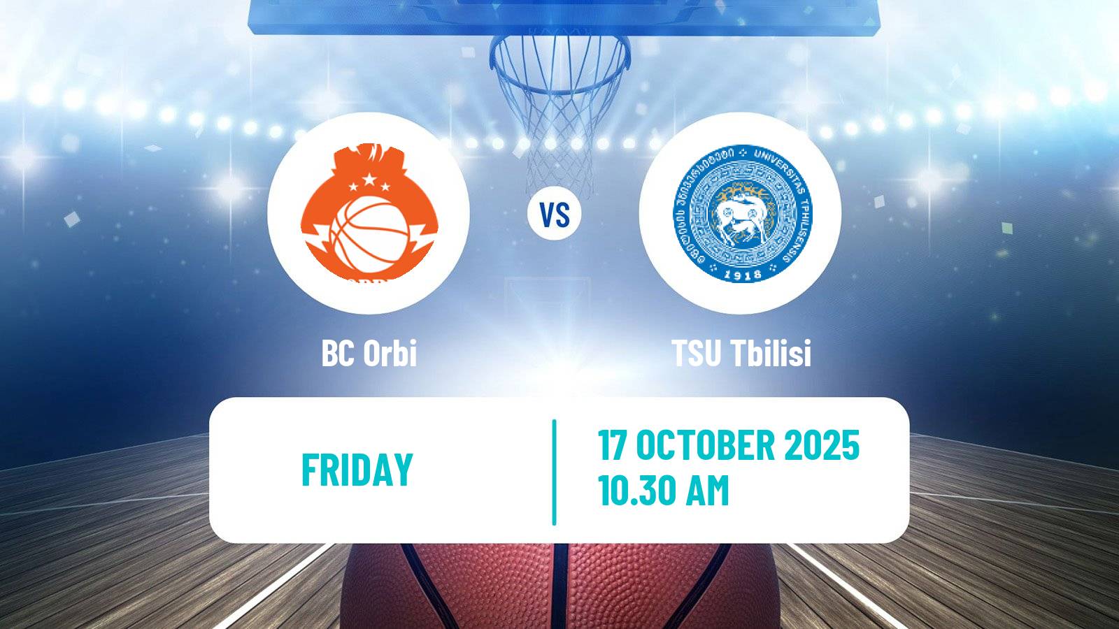 Basketball Georgian Superleague Basketball Orbi - TSU Tbilisi