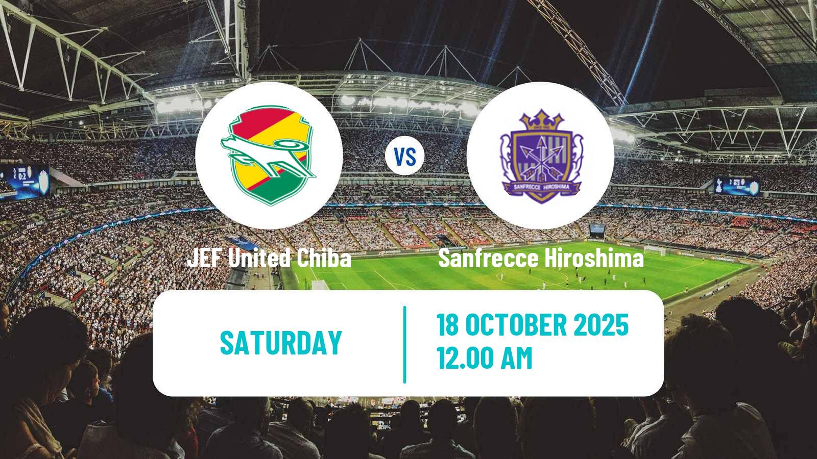 Football Japan WE League Women JEF United Chiba - Sanfrecce Hiroshima