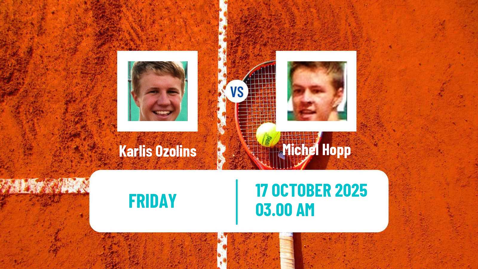 Tennis ITF M15 Heraklion 10 Men Karlis Ozolins - Michel Hopp