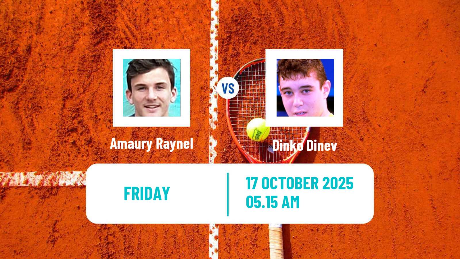 Tennis ITF M25 Kigali 2 Men Amaury Raynel - Dinko Dinev