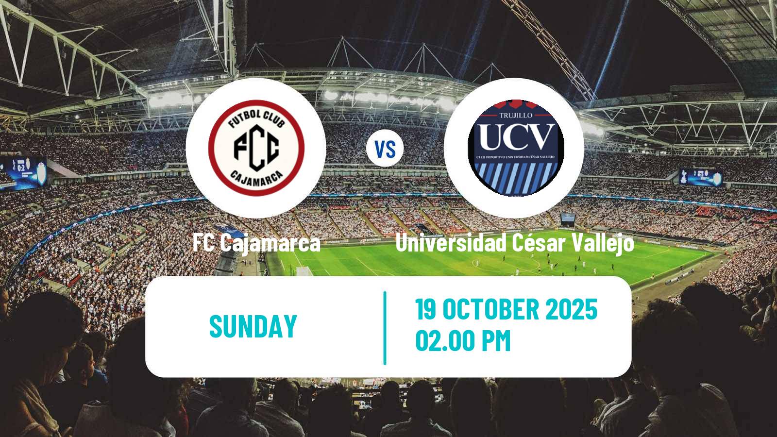 Football Peruvian Liga 2 Cajamarca - Universidad César Vallejo