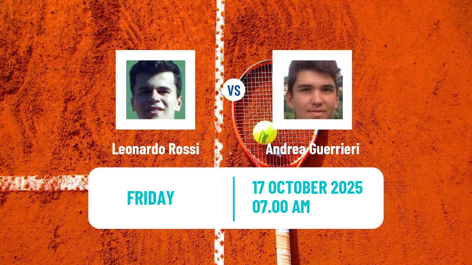 Tennis ITF M15 Offenbach Men Leonardo Rossi - Andrea Guerrieri
