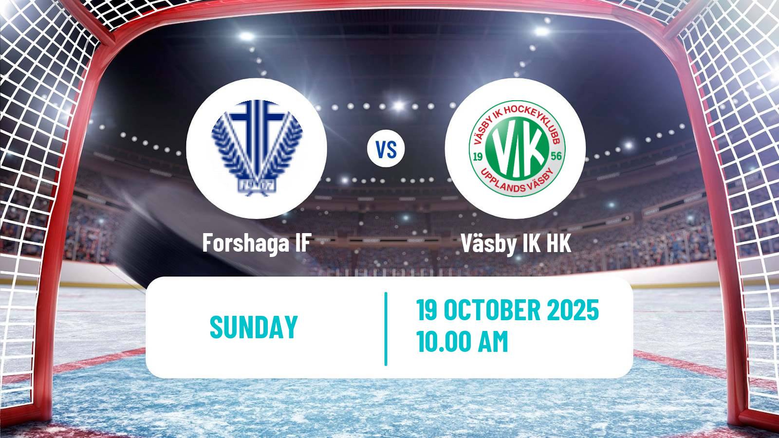 Hockey Swedish HockeyEttan Norra Forshaga - Brödernas Väsby