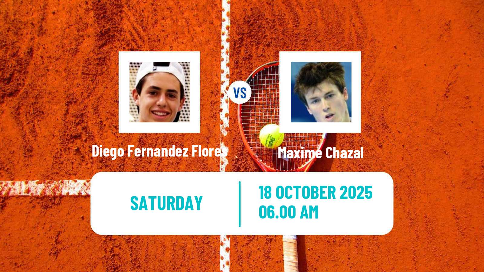 Tennis ITF M15 Castellon Men 2025 Diego Fernandez Flores - Maxime Chazal
