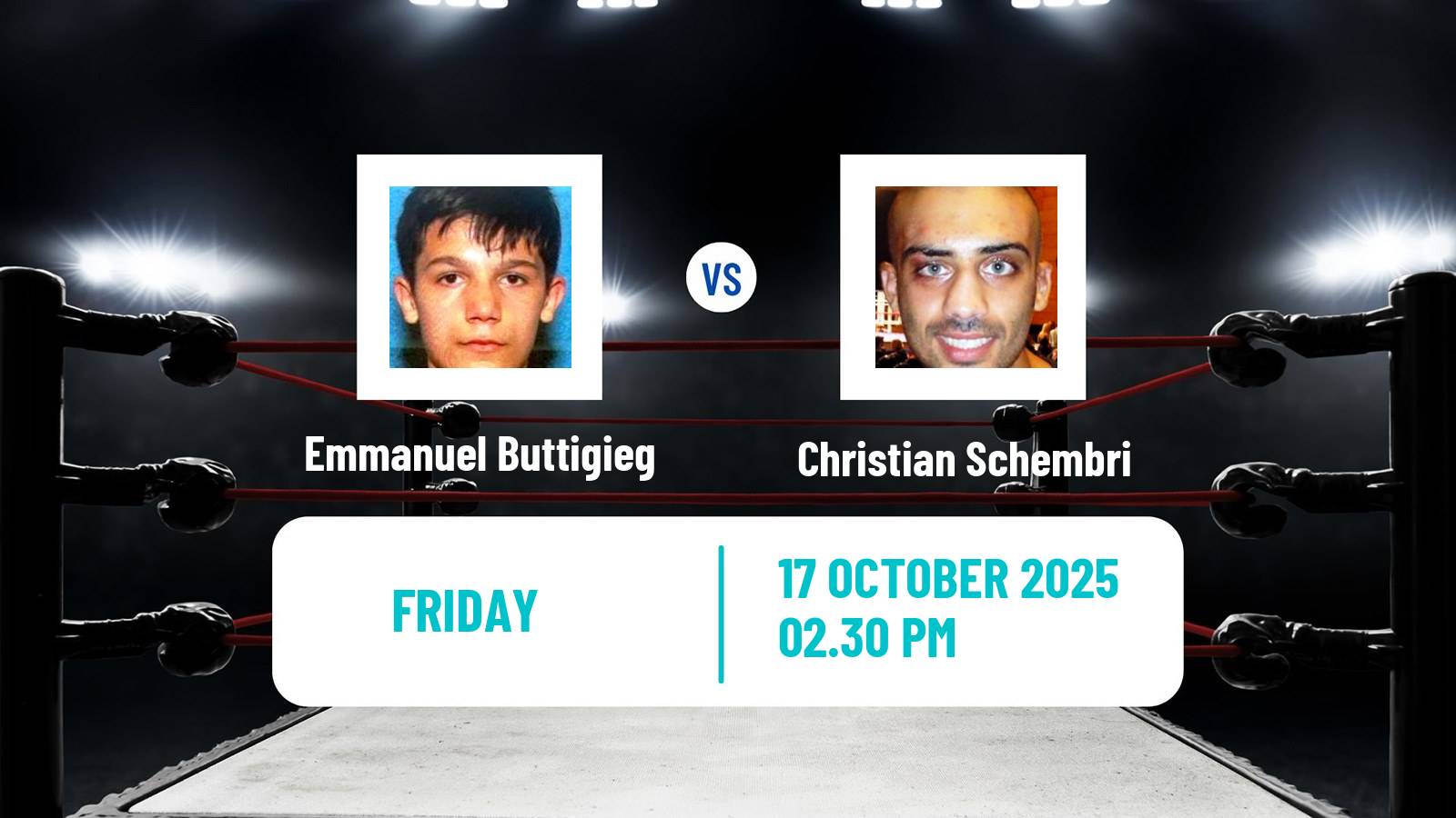 Boxing Middleweight Others Matches Men Emmanuel Buttigieg - Christian Schembri