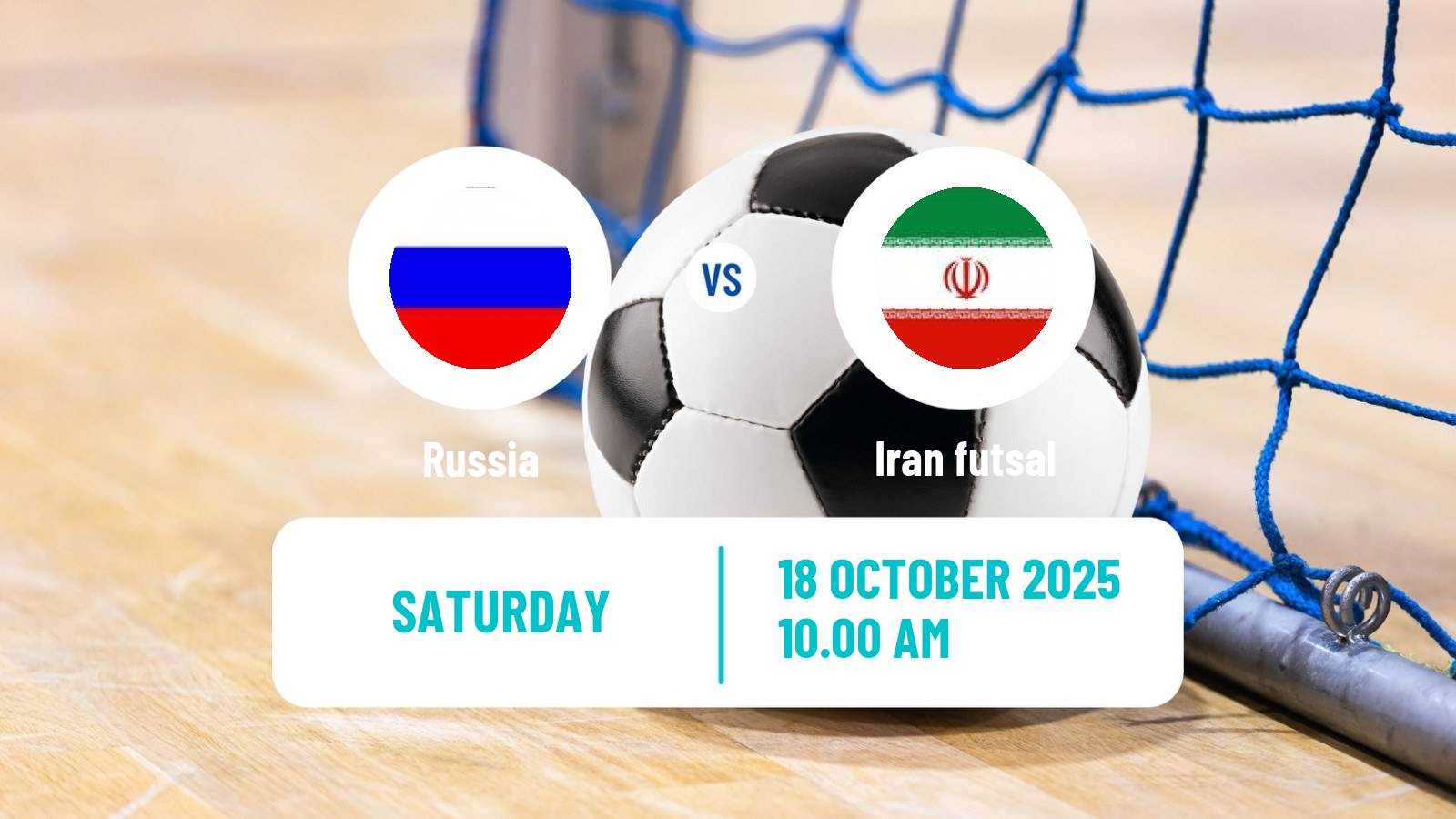 Futsal Friendly International Futsal Russia - Iran