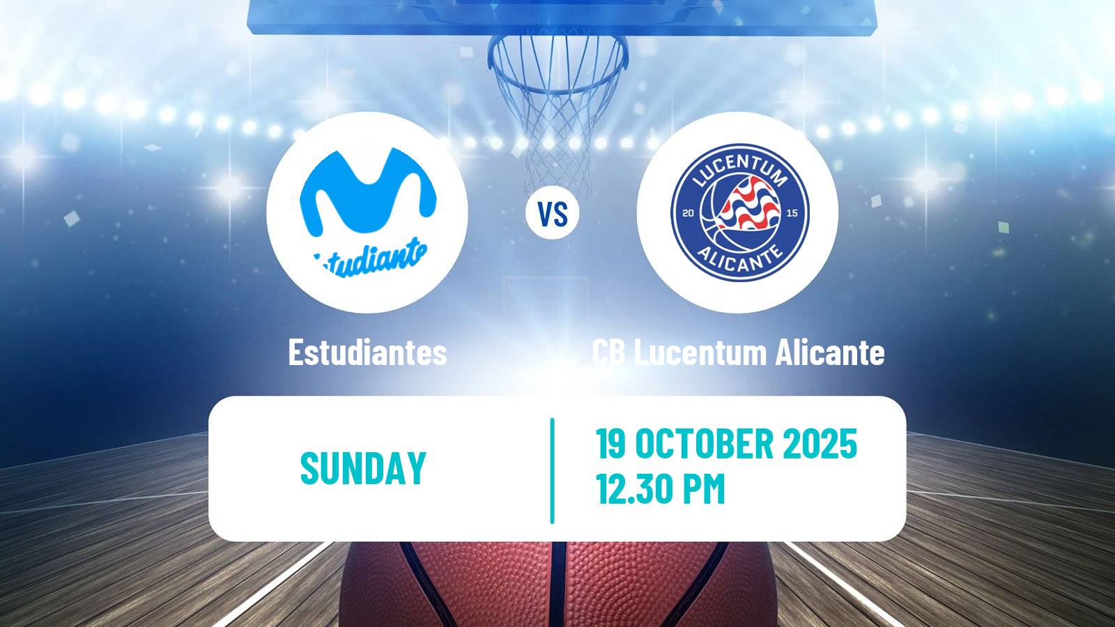 Basketball Spanish LEB Oro Estudiantes - CB Lucentum Alicante