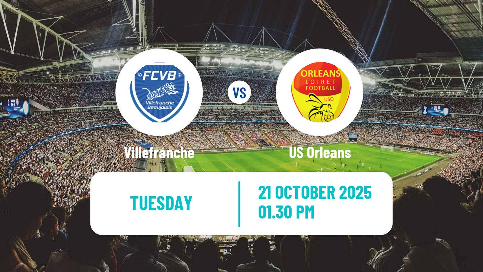 Football French National League Villefranche - Orleans