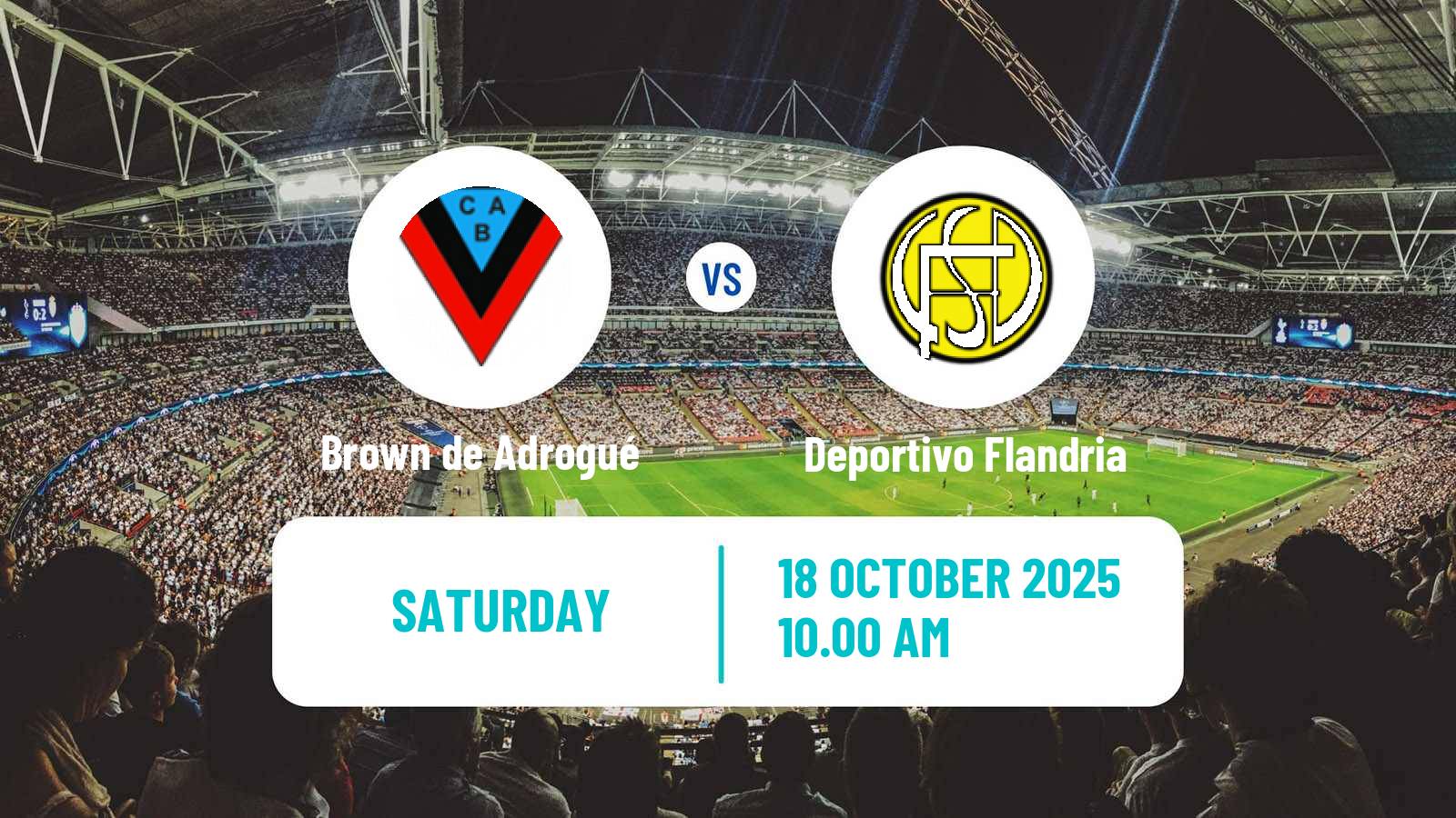 Football Argentinian Primera B Brown de Adrogué - Deportivo Flandria