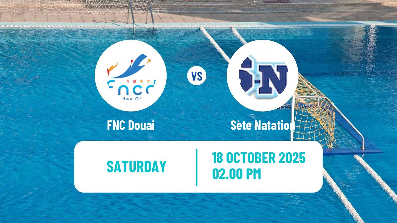 Water polo French Elite Championnat Water Polo Douai - Sète Natation