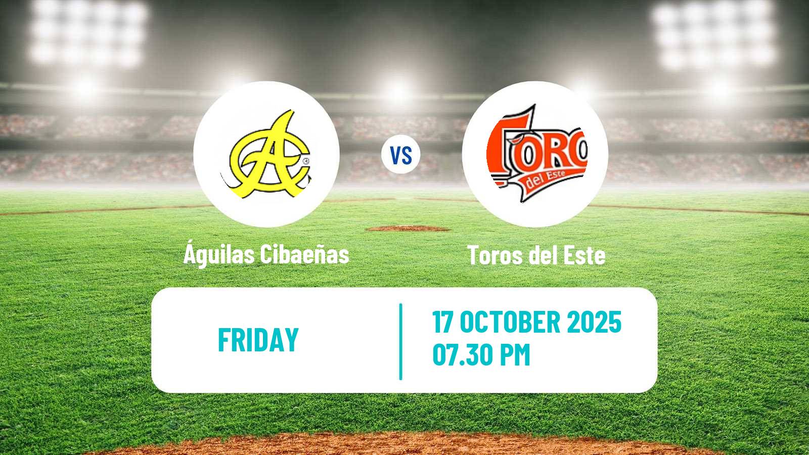Baseball LIDOM Águilas Cibaeñas - Toros del Este