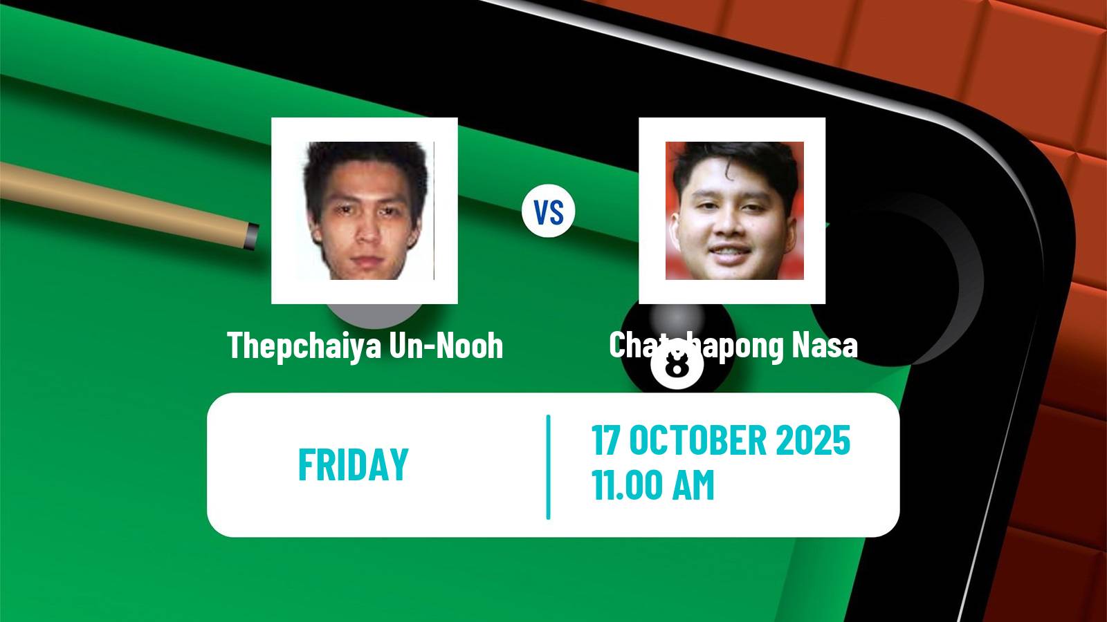 Snooker Scottish Open Thepchaiya Un-Nooh - Chatchapong Nasa