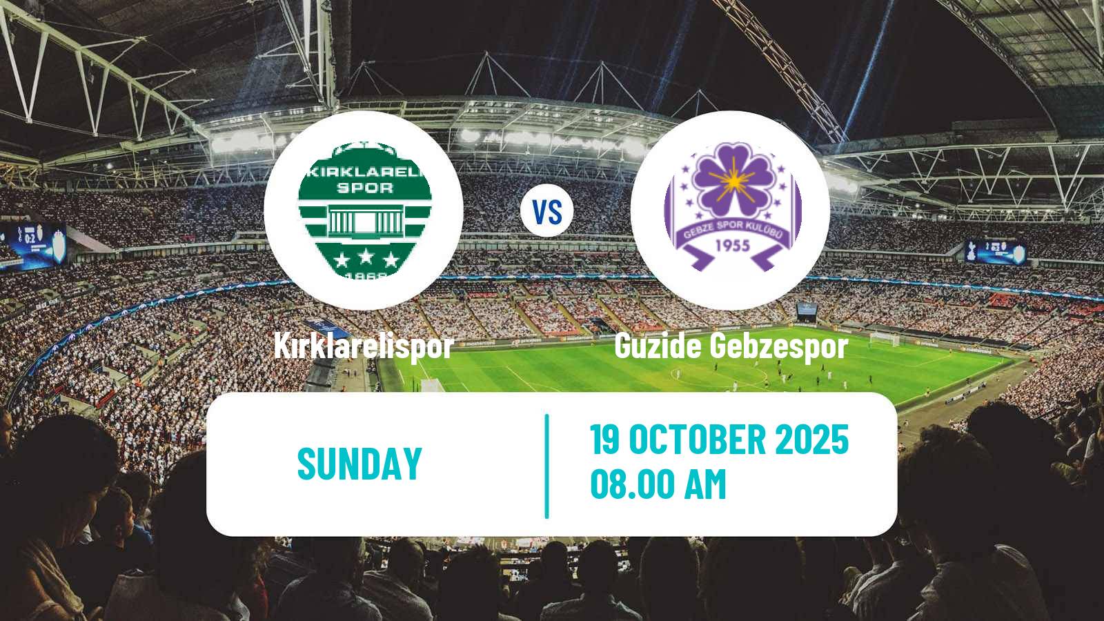 Football Turkish Second League Red Group Kırklarelispor - Guzide Gebzespor