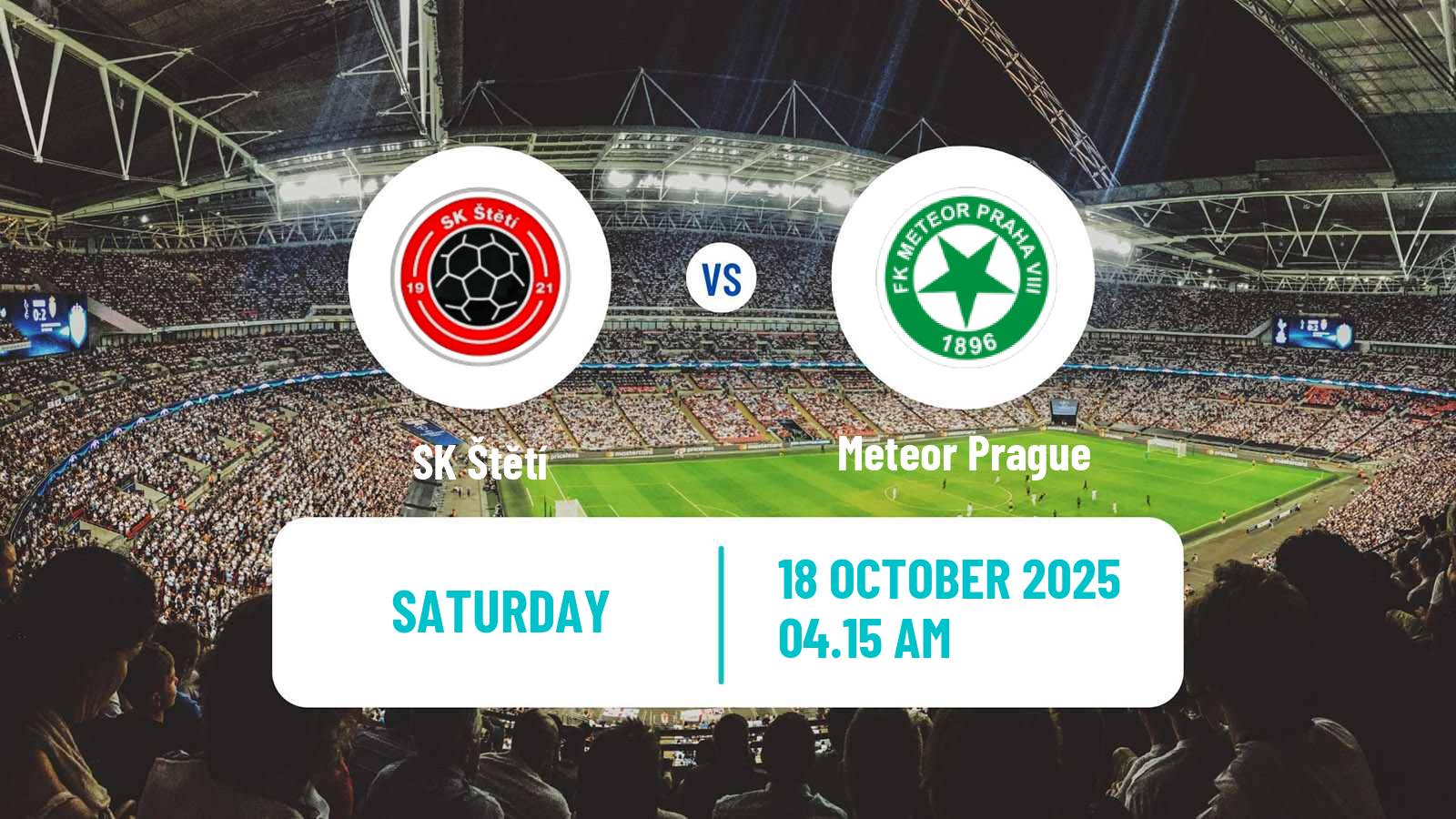 Football Czech Division B Štětí - Meteor Prague
