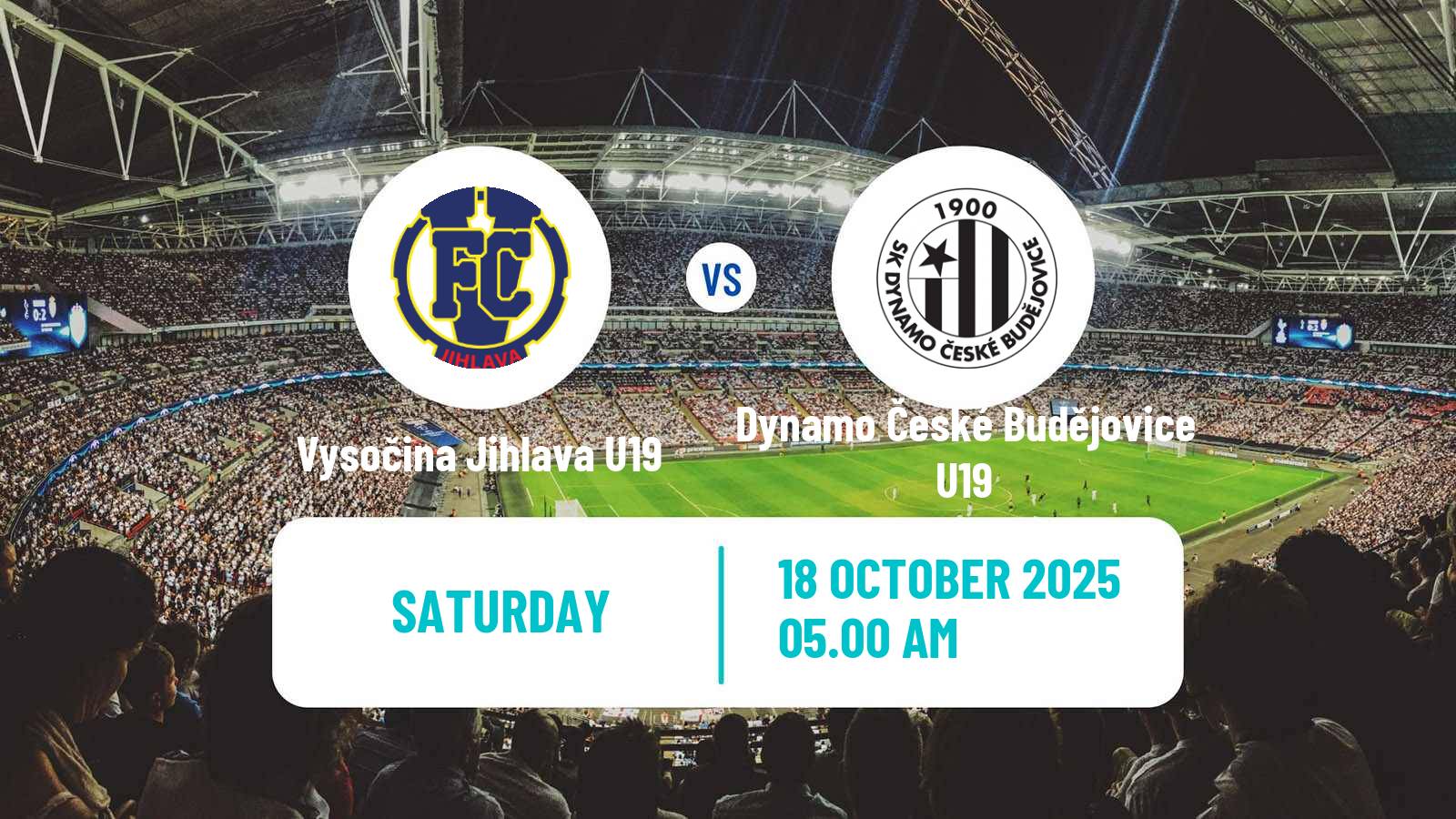 Football Czech U19 League Vysočina Jihlava U19 - Dynamo České Budějovice U19