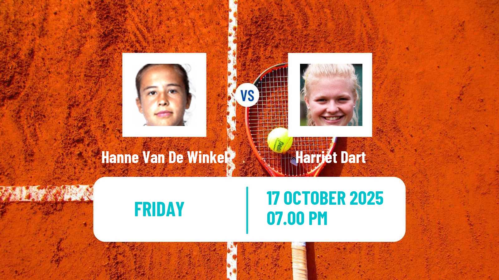 Tennis Tampico Challenger Women Hanne Van De Winkel - Harriet Dart