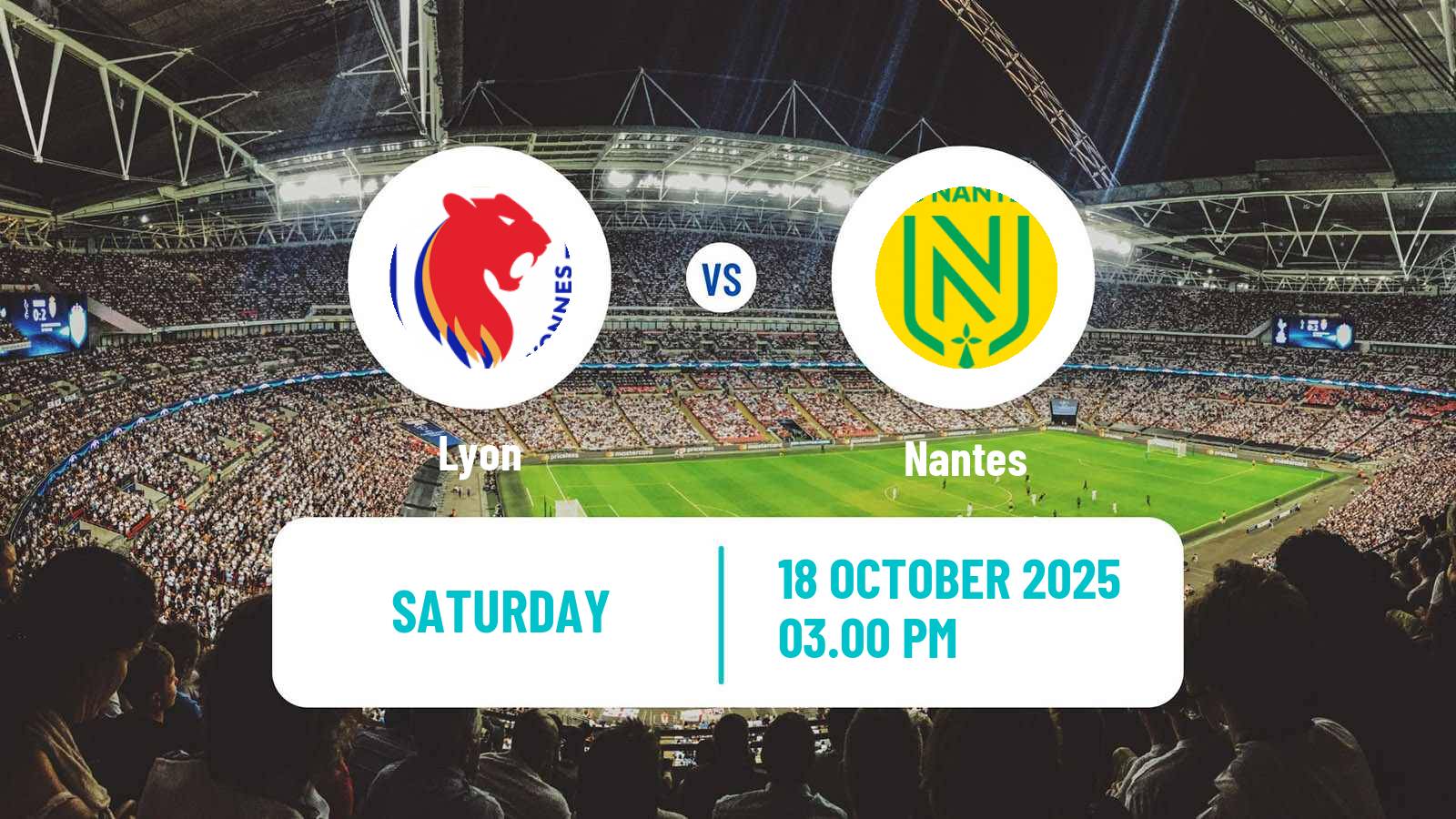 Football French Division 1 Women Lyon - Nantes