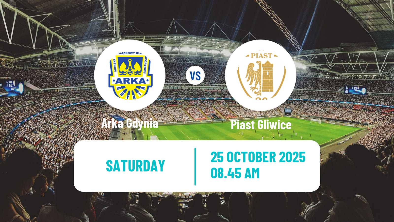Football Polish Ekstraklasa Arka Gdynia - Piast Gliwice