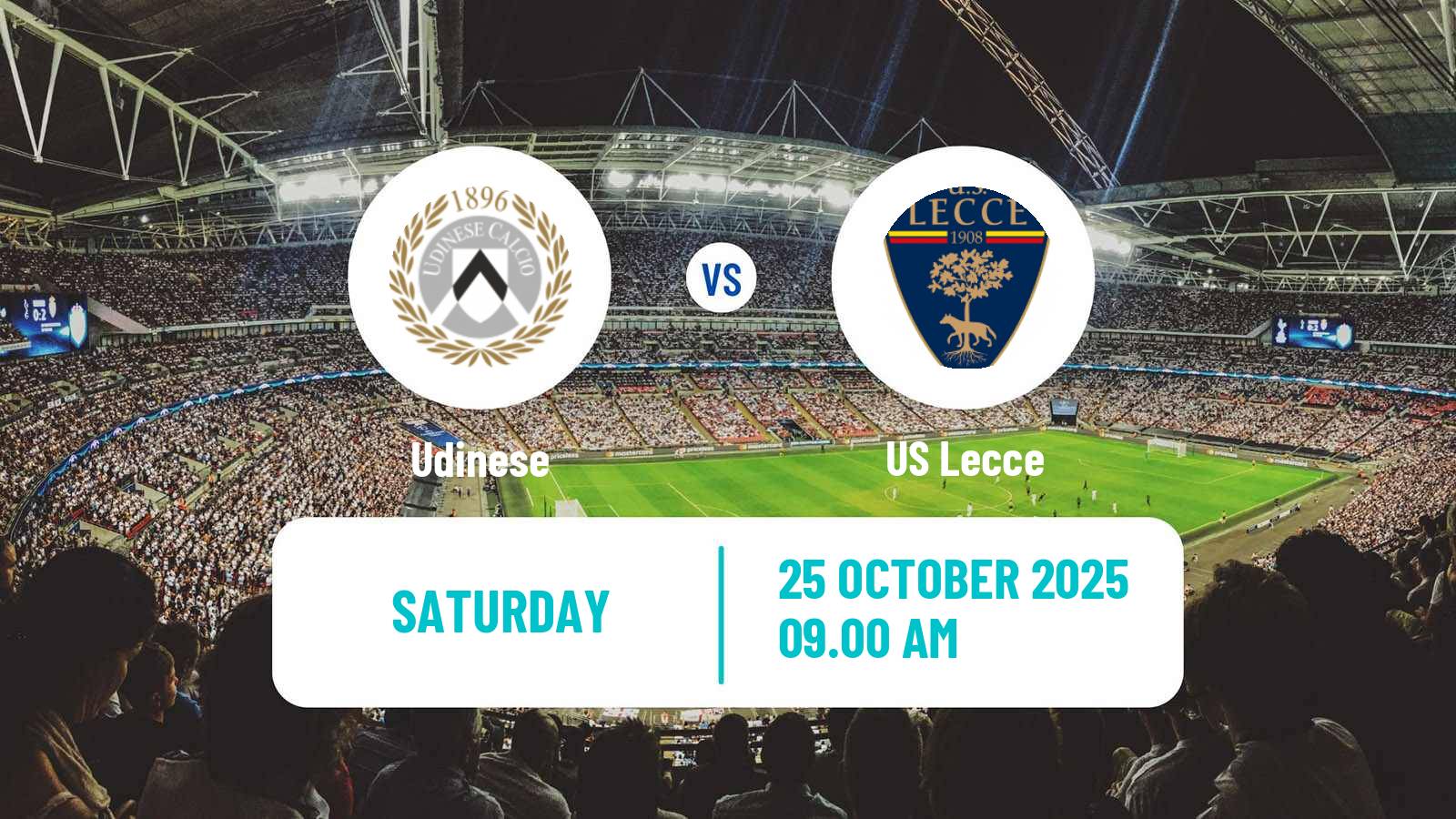 Football Italian Serie A Udinese - Lecce