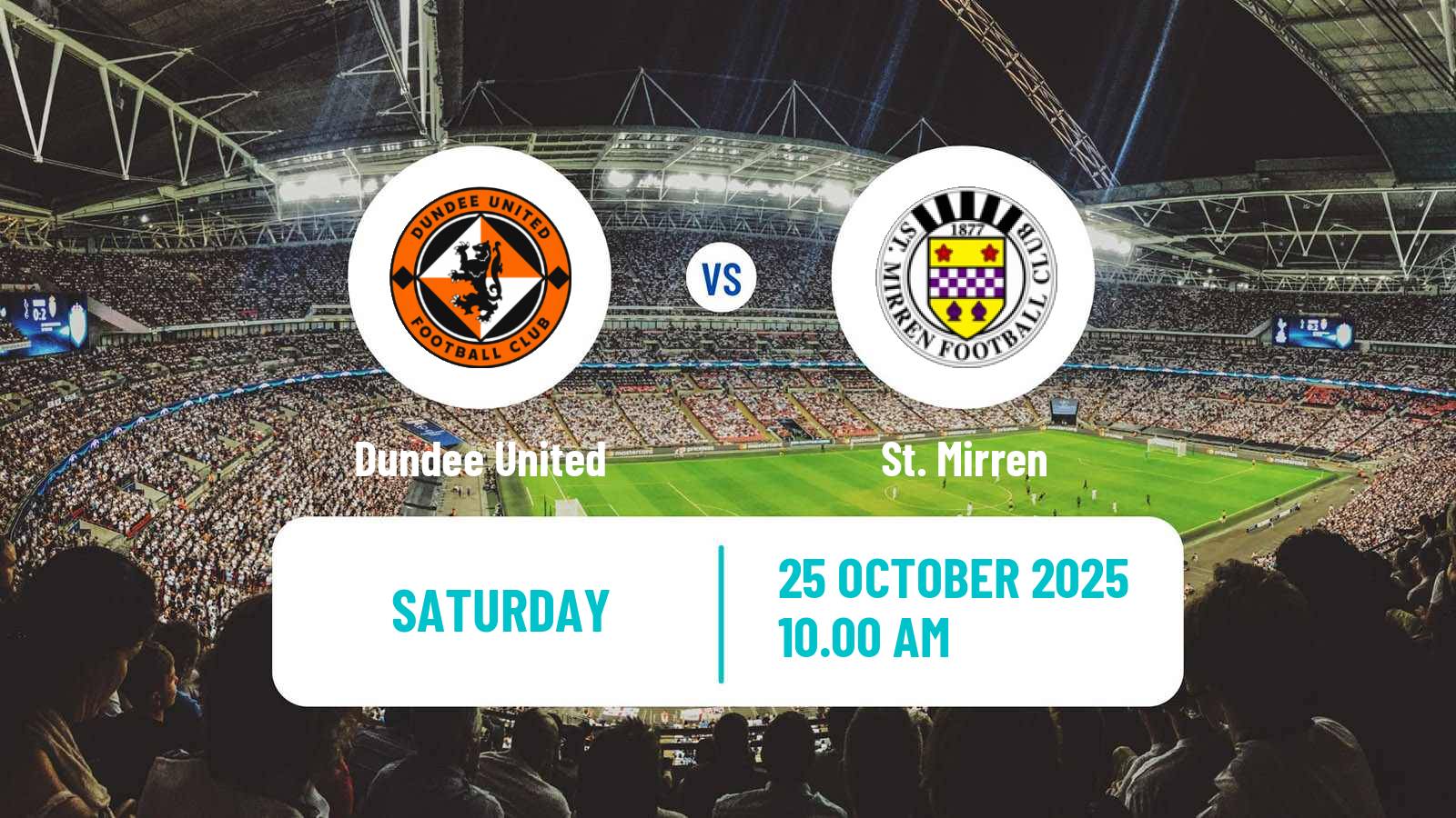 Football Scottish Premier League Dundee United - St. Mirren