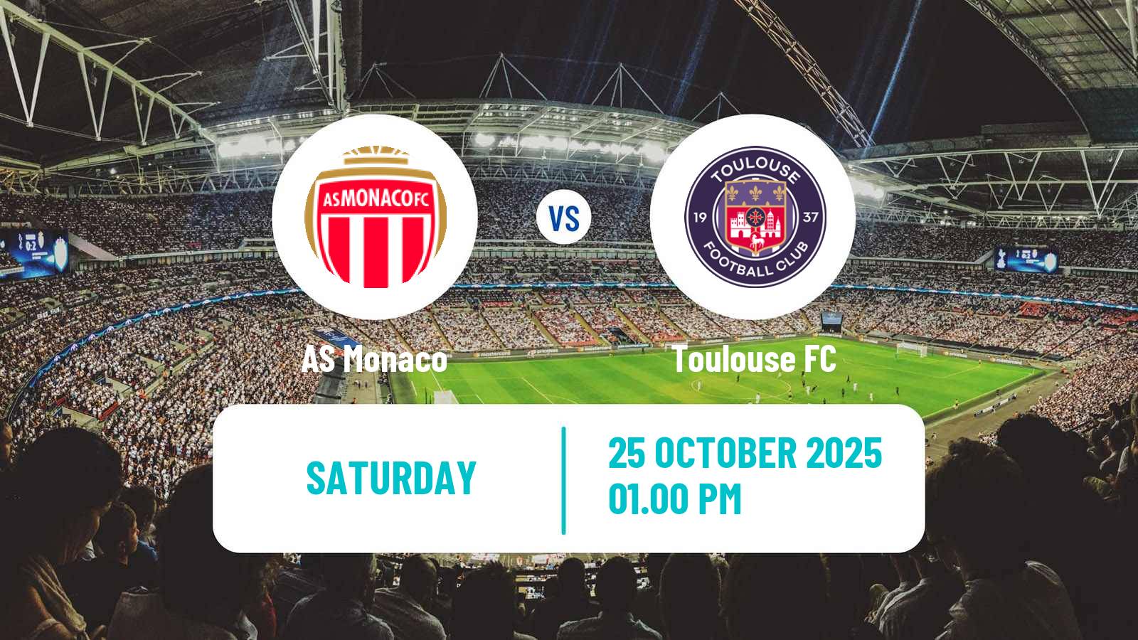 Football French Ligue 1 Monaco - Toulouse