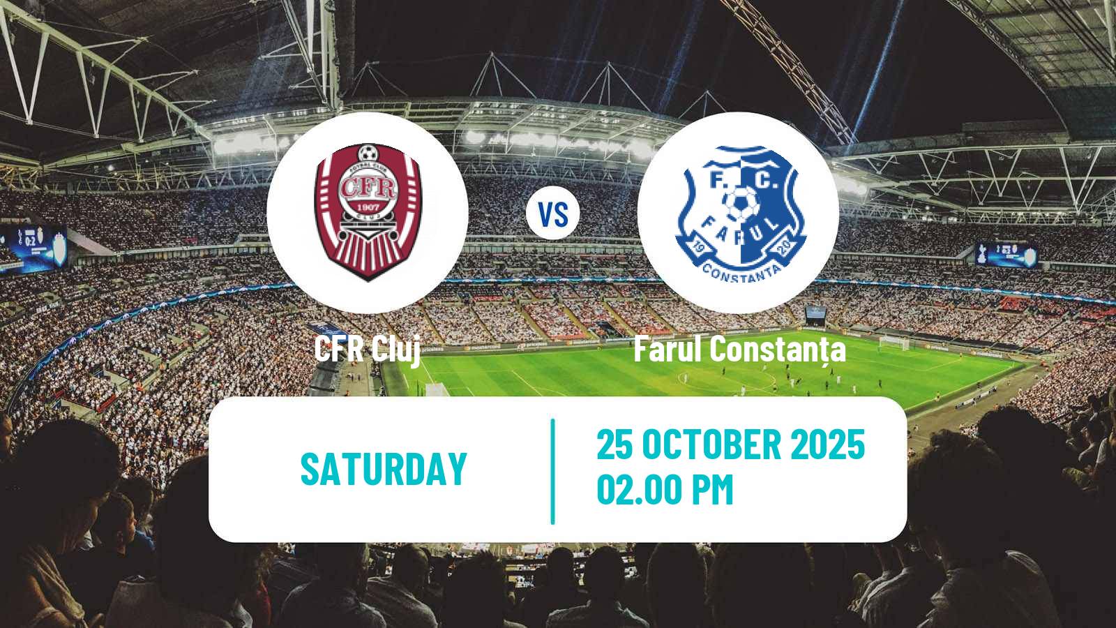 Football Romanian Liga 1 CFR Cluj - Farul Constanța
