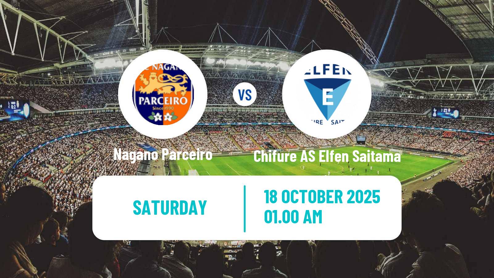 Football Japan WE League Women Nagano Parceiro - Chifure AS Elfen Saitama