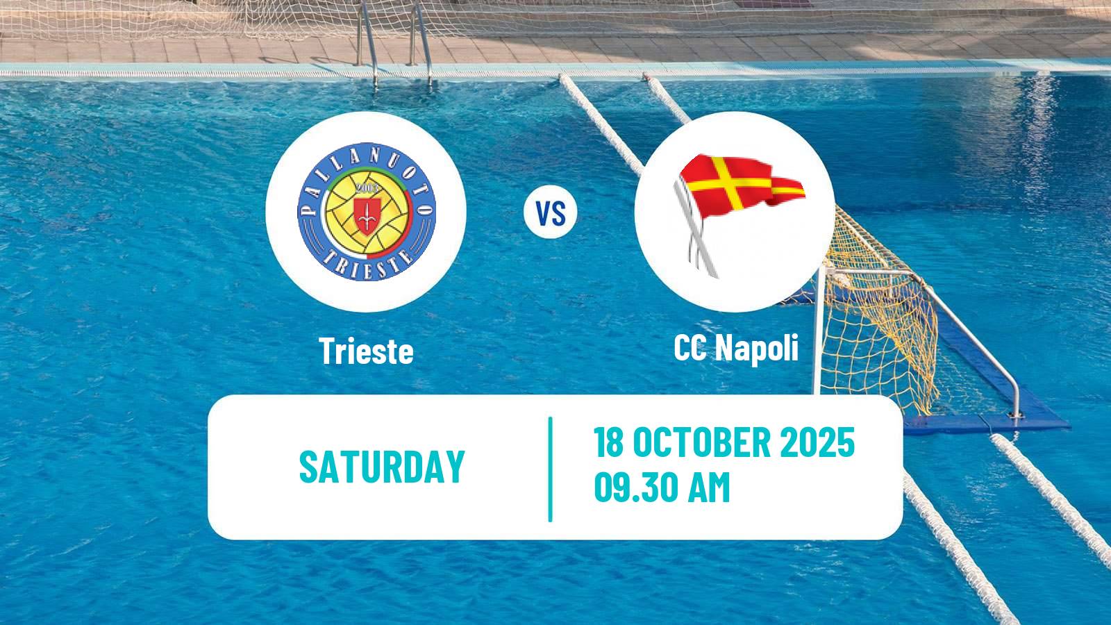 Water polo Italian A1 Water Polo Trieste - Napoli